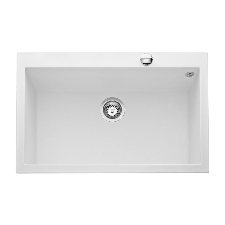 Cuve rectangulaire à encastrer Lisina Pure matériau de synthèse - Cuisine