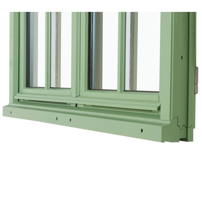 Fenêtre bois exotique ARBOREAL finition couleur blanche sur mesure | Lapeyre