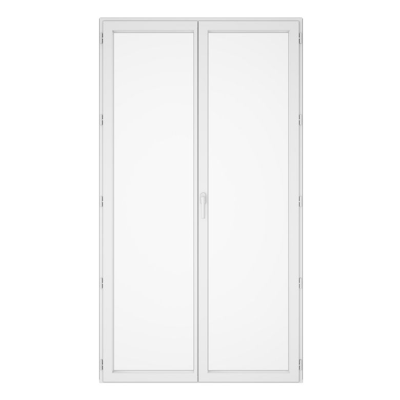 Porte-fenêtre PVC blanc Héméra sur mesure | Lapeyre