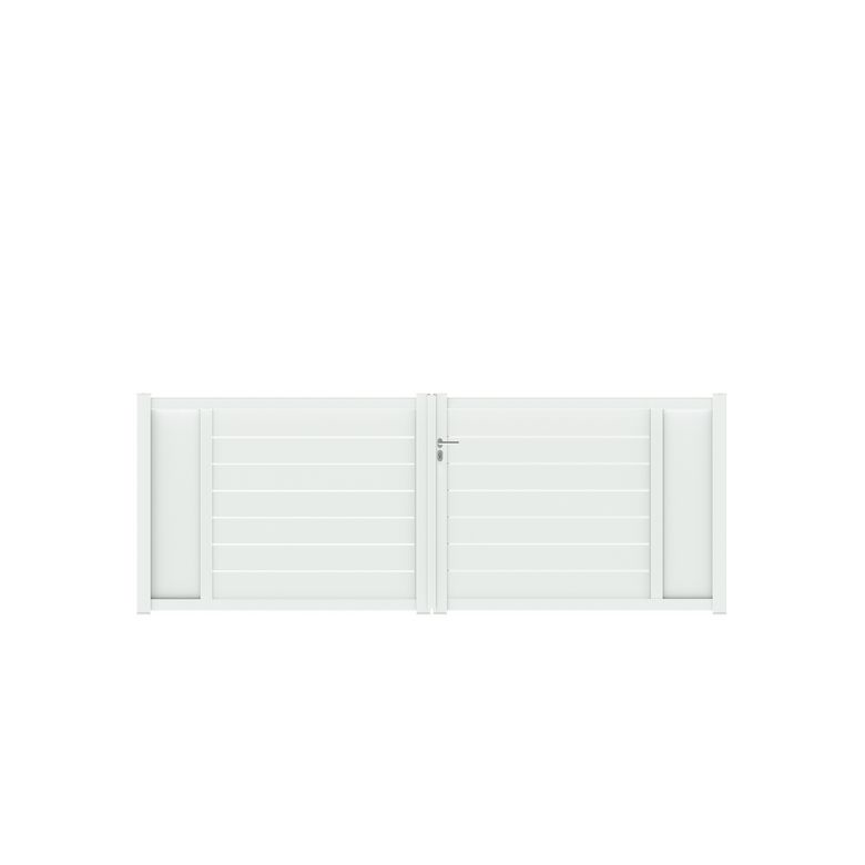 Portail battant Aluminium Catane - Extérieur