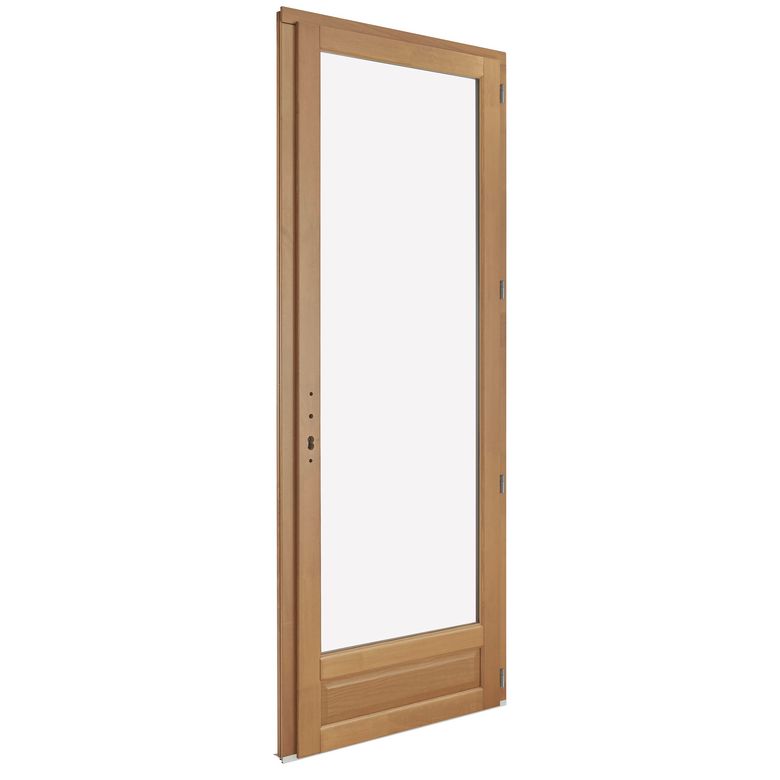 Porte-fenêtre ODE PIN sur-mesure lasure+F4 | Lapeyre