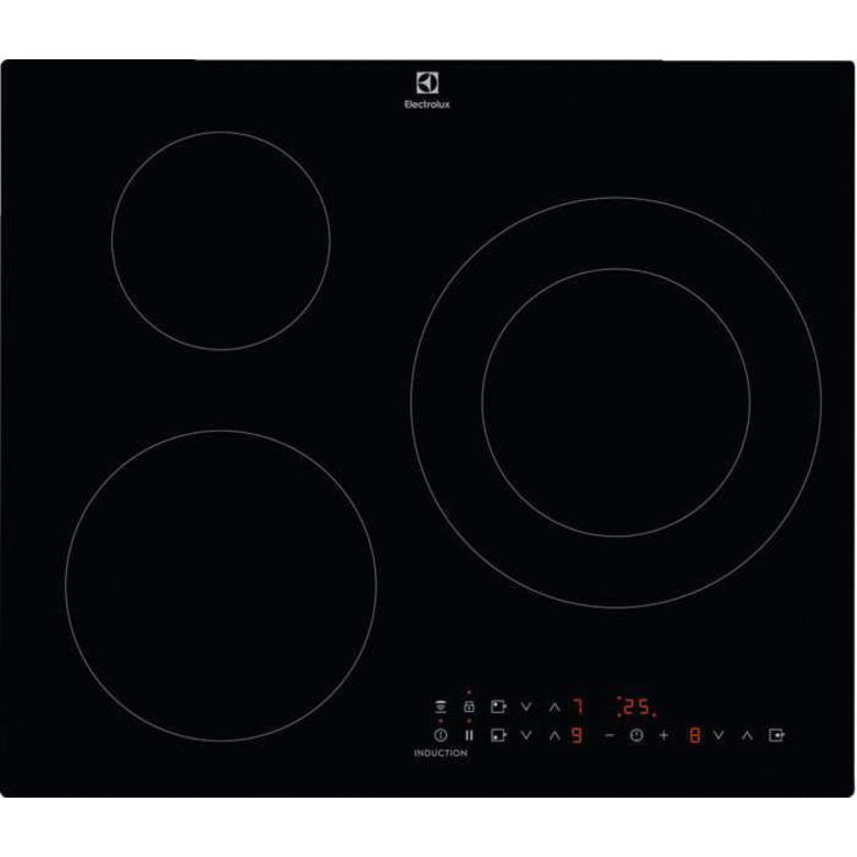 Table induction noir 3 foyers Electrolux MIT60336C | Lapeyre