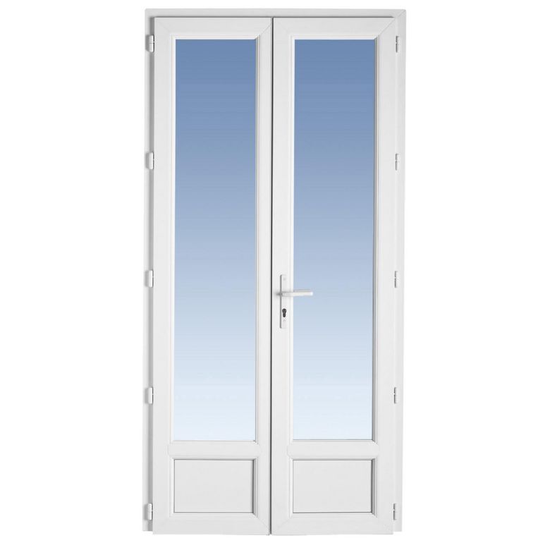 Porte-fenêtre Classic PVC 2 vantaux à clé - Fenêtres