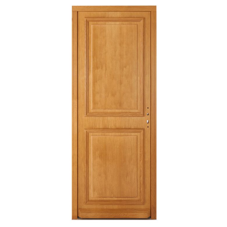 Porte d'entrée ANNAELLE bois exotique -Lapeyre