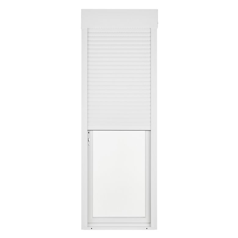 Porte-fenêtre Pria PVC 1 vantail avec volet roulant intégré-Lapeyre