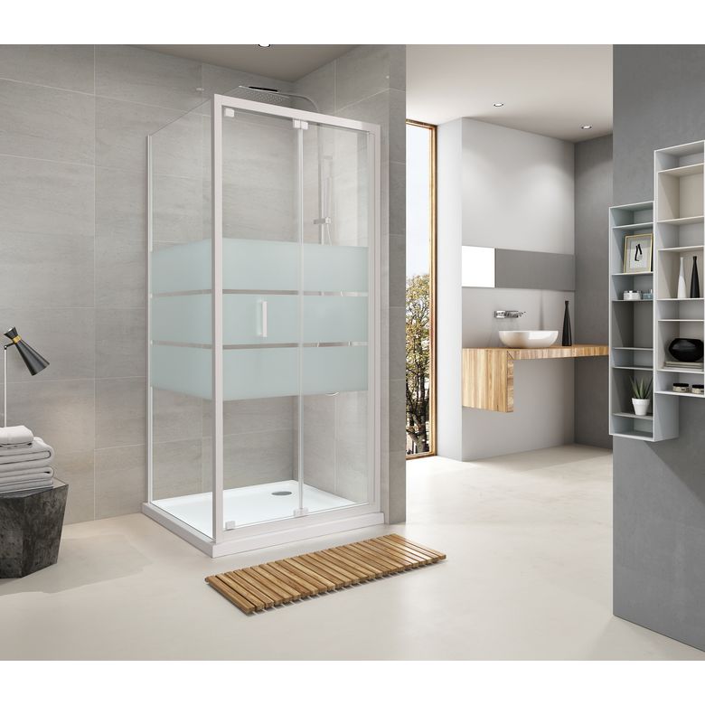 Porte de douche pliante DRAC - Porte de douche - Lapeyre