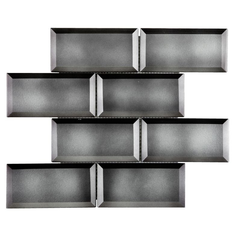 Carrelage mosaïque METRO paillétée effet 3D 30 x 30 cm - Carrelage - Lapeyre