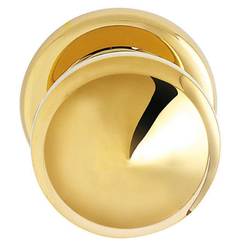 Bouton de tirage Solis laiton poli - Portes